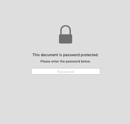 Protected PDF