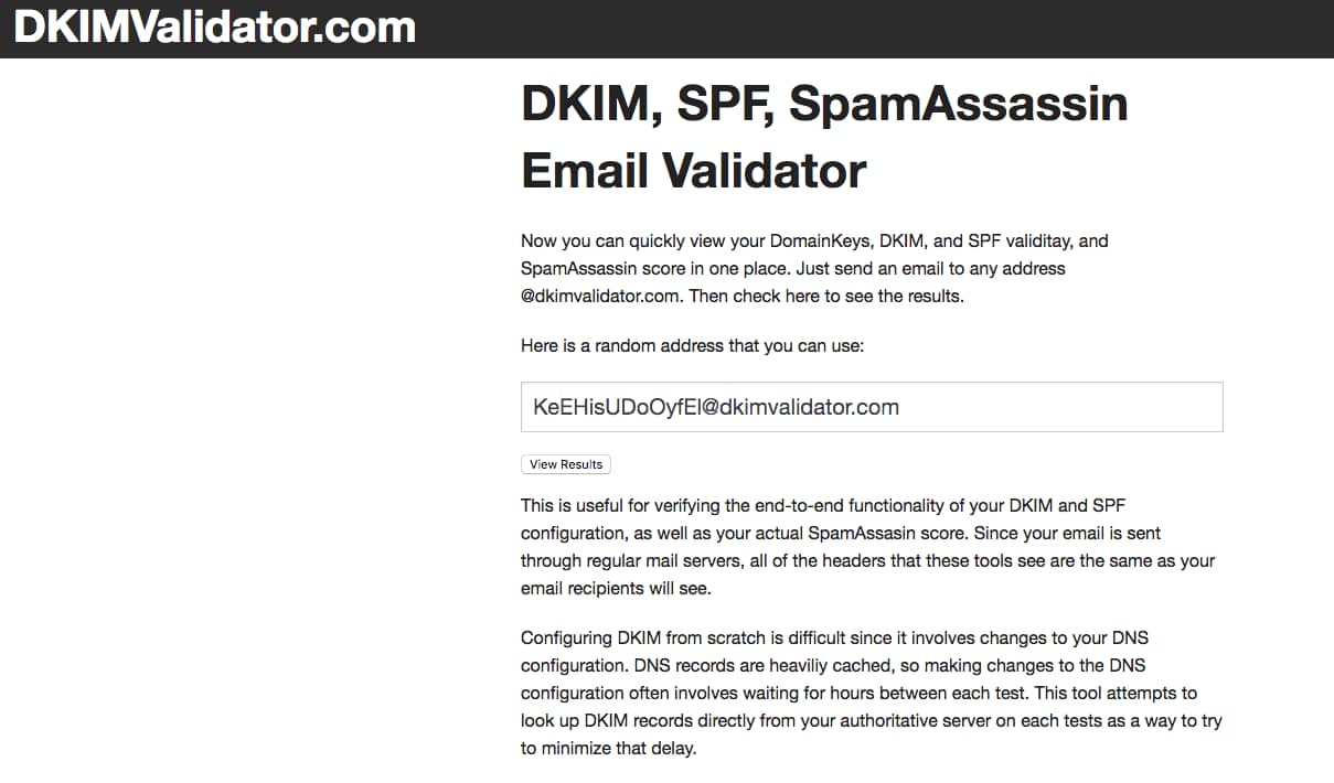 DKIM Validator